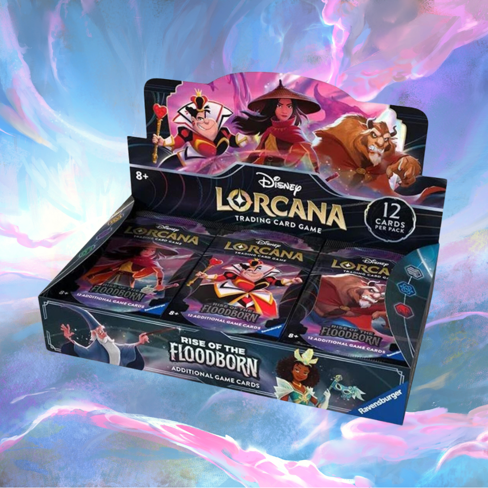 Disney Lorcana - Rise of the Floodborn Booster Display - Axion Now Disney Lorcana - Rise of the Floodborn Booster Display - Axion Now