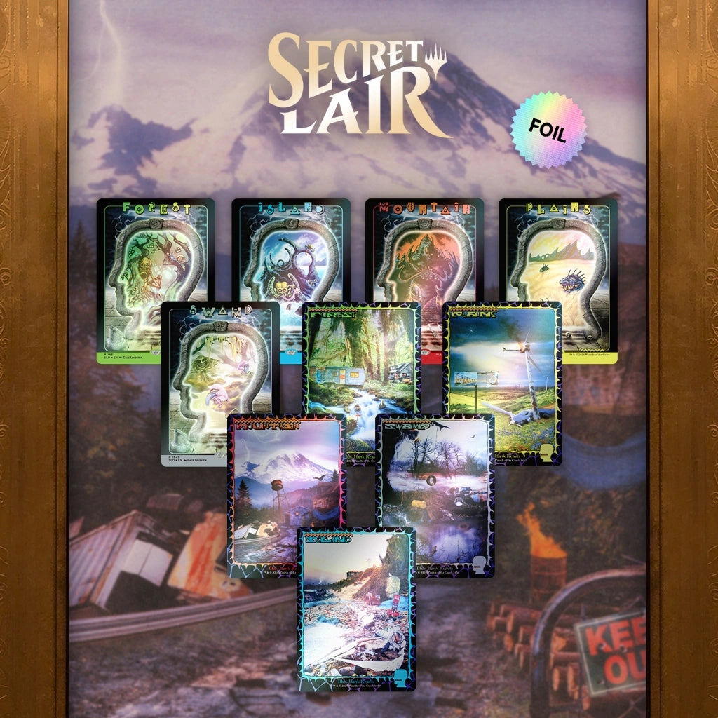 Secret Lair x Brain Dead: Lands Foil Edition