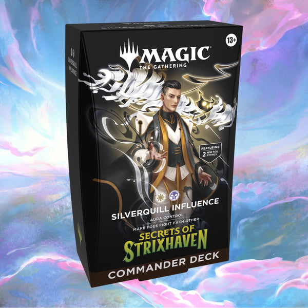 mtg silverquill commander deck MTG - Secrets of Strixhaven Silverquill Influence Commander Deck
