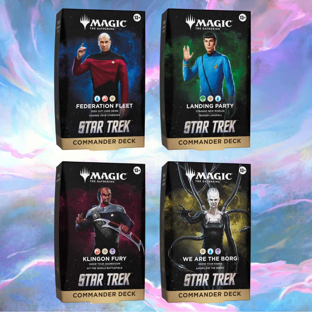Star Trek Commander Decks Set of 4