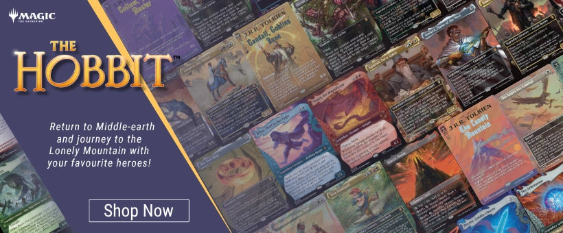 The Hobbit Cards Out Now Shopify Banner Mobile