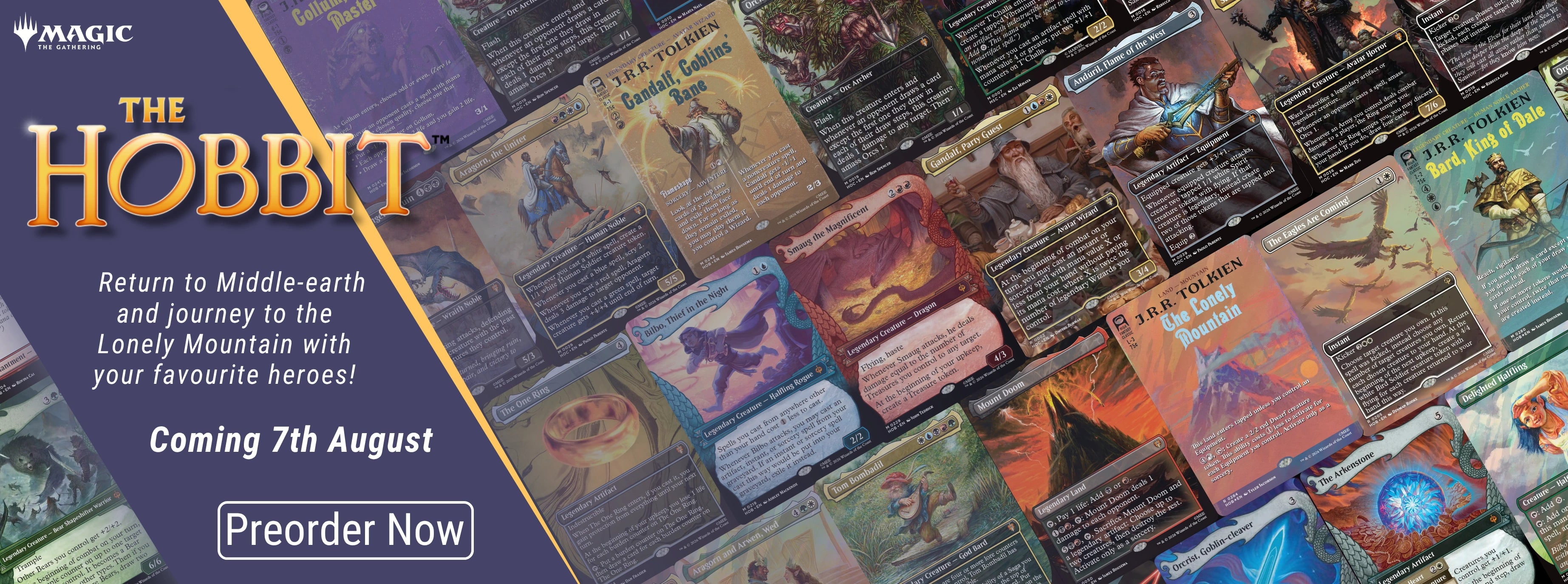 The Hobbit Cards Shopify Banner Desktop