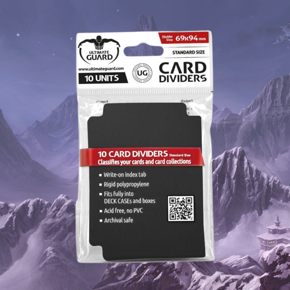Ultimate Guard Card Dividers (Black)