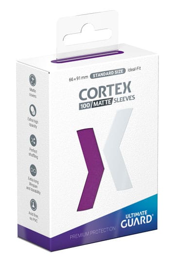 Ultimate Guard Cortex Sleeves (Matte Purple | Standard Size)