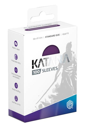 Ultimate Guard Katana Sleeves (Iris Bloom | Standard Size)
