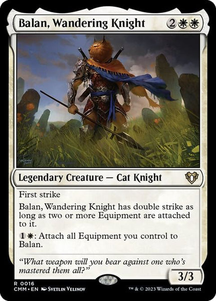 白*ま様 J22 Balan, Wandering Knight Signed 特価】(J22 053)《放浪の騎士、バーラン/Balan, Wandering