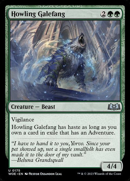 gale mtg card Howling Galefang (175) – Axion Now