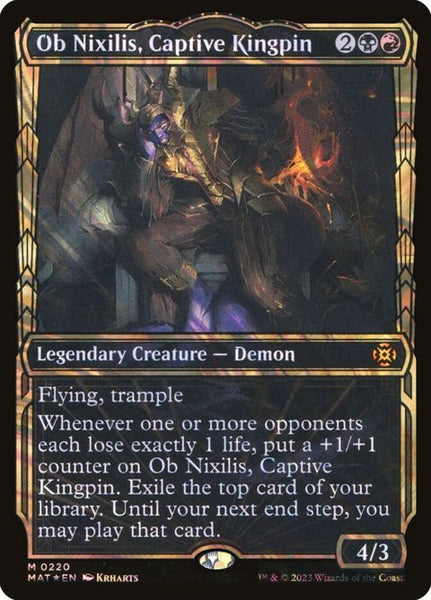Ob Nixilis, Captive Kingpin (220) - Halo-Foil – Axion Now