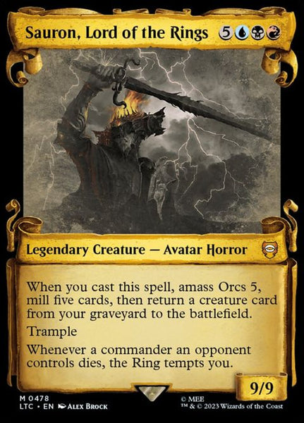 Sauron, Lord of the Rings (478) - Showcase Scroll – Axion Now