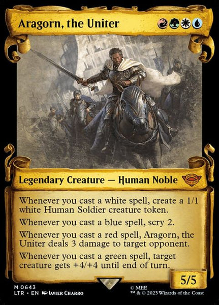 Aragorn, the Uniter (643) - Showcase Scroll – Axion Now